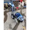 Máquina de Marcação a Frio por Pulverização Empurrada Manualmente, Máquina de Pulverização de Vagas de Estacionamento em Calçadas, Máquina de Marcação de Faixas Plásticas para Ruas Pequenas