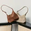 Bolsa Femenina de Venta Caliente en Comercio Exterior con Diseño Retro de Moda, Bolso de Hombro de Piel de Oveja, Bolso de Hombro y Cruzado Versátil de Cuero Genuino de Gama Alta