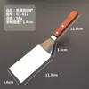 &W Utensílios para Assar Panquecas Aço Inoxidável Pá para Fritar Panquecas Pá Plana para Pizza Pá Pressionadora de Bife Pá Manual para Panquecas Grande Pá Atacado
