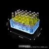 Bar Cubitera LED luminosa patrón de hielo cubitera para cerveza plástico PC cubitera para champán club nocturno KTV fiesta creativa cubitera para vino extranjero