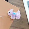 Pinza para el Cabello Estilo Crema para Cachorros, Pasador Dulce y Femenino para Flequillo de Niños, Accesorio Versátil de Dibujos Animados para el Lado del Cabello