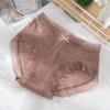 Ropa interior de encaje de hadas estilo japonés para mujer, algodón puro transpirable sin costuras de talle medio, algodón puro de verano fino, ropa interior para mujer
