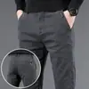 Pantalones Casuales Juveniles para Hombre de Primavera y Otoño Ajuste Delgado Rectos Elásticos Estilo Coreano Modernos Versátiles Largos para Niños
