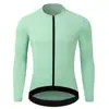 JEPOZRA roupas de ciclismo masculinas e femininas manga longa mountain bike bicicleta de estrada corrida secagem rápida top equipamento de bicicleta outono e inverno