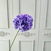 Flor de hortensia artificial redonda individual para fondo de boda, arreglo floral, arreglo de suelo, decoración de sala de estar en casa, flor artificial