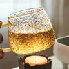 Taza de Jugo de Leche con Asa, Taza de Té de Vidrio de una Sola Capa con Asa, Vaso de Vidrio, Vaso de Agua, Vaso de Agua Transparente con Asa para Bebidas de Té Mini