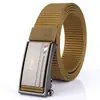 Cinturón de lona y nailon multi-funcional de moda para ocio al aire libre, automático sin dientes para hombres, cinturón de nailon para entrenamiento y herramientas