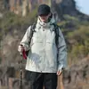 Chaqueta Softshell Suave para Exteriores Unisex Explorer Nueva de Primavera y Otoño Resistente al Viento Impermeable Ropa de Trabajo para Montañismo