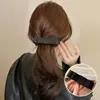 Presilha de cabelo com laço de cetim estilo coreano para mulheres, presilha de cabelo elegante para rabo de cavalo, novo e estiloso acessório de cabelo 2026
