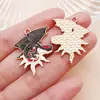 Kit de Materiales DIY Personalizado Estilo Oscuro Dragón Volador Luna Aleación Accesorios de Joyería Colgante de Bolso Hecho a Mano Materiales para Accesorios de Ropa