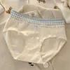 Calzones de Algodón Antibacterial 10A con Entrepierna Extendida de Algodón Puro para Mujer 2025 Nueva Chica Cintura Media Talla Grande Estilo Verano Delgado