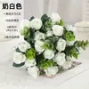Ramo de Flores Artificiales, Flores Falsas, Flores Artificiales para Decoración de Escenas, Flores Pequeñas de Rosa, Flores Artificiales, Ramo de Flores Falsas, Flores Artificiales Terminadas