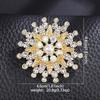 Broche Exquisito Versátil Anti-Exposição, Acessório de Emblema para Terno e Cheongsam, Decoração Clássica de Pérola para Casamento, Flor de Peito Fixa