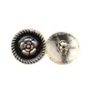 Botones de Plástico con Electrochapado Recubierto de Aceite, Diseño de Flor de Camelia, Estilo Vintage, Inspirados en Chanel, para Chaquetas, Camisas, Abrigos, Accesorios de Ropa, Botones