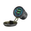 Carregador Rápido Super 72W Chip Duplo Inteligente Qc Switch Modificado para Barcos, Iates, Rvs, Motocicletas e Celulares