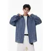 Camisa retro a cuadros de manga larga para hombre, camisa casual de verano moderna con cuello de solapa, chaqueta casual holgada para pareja