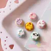 Mini Brillo Dibujos Animados Pudín DIY Crema Funda para Teléfono Celular Accesorios de Resina Pasador Hecho a Mano Diadema Material para Joyería
