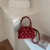 Bolso Bandolera Shuai Mi Jia Modelo Nuevo 2026 Bolso Lindo de Lunares de Nicho para Mujer Bolso de Hombro para Viajes Estilo Coreano Bolso tipo Bowling