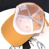 Boné de Baseball Estilo Ins Laranja para Mulheres, Novo Boné de Baseball Tendência da Moda Estilo de Rua Britânico Masculino com Top Macio