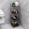 Estantería de Almacenamiento para Baño Jub de Pie para Esquina del Baño Estantería de Almacenamiento para Esquina del Inodoro del Hogar Cocina