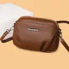 Bolso de Mano para Mujer de Comercio Exterior 2026 Modelo Nuevo con Textura de Lichi, Bolso Pequeño para Señoras de Mediana Edad, Bolso Versátil de Hombro y Cruzado