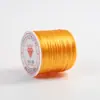 Fábrica 0,8mm fio chato com miçangas fio elástico cor Cristal fio com miçangas acessórios pulseira Wenwan corda trançada atacado