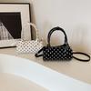 Bolsas Transfronterizas, Bolsos de Mujer, Bolsos Almohada Coreanos de Nicho de Moda, Bolsos Cruzados Multifuncionales con Estilo, Bolsos de Hombro de Lunares
