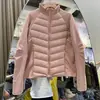 Chamarra deportiva de algodón con relleno para mujer, para yoga, esquí, running y montañismo en otoño e invierno, capa interior ligera para fitness, abrigo cortavientos y cálido