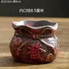 Maceta de cerámica, estilo europeo vintage de arcilla roja, para mesa de balcón, plantas suculentas, árbol de la fortuna, bonsái, decoración floral interior creativa