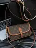 Bolsa Quadrada Pequena Monograma Estampa Versátil Estilo High-End Alça Larga Cor-Bloqueio Aba Ombro Único Transversal para Mulheres 2026