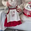 Conjunto de Ropa para Niña: Top Puro Algodón Verano 2026 Delgado sin Mangas con Chaleco para Usar en Verano