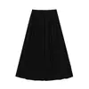 Top Irregular de Manga Corta Talla Grande ALINDM para Mujeres Ligeramente Gorditas con un Toque de Lujo Falda de Corte A Drapada 100kg