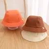 Novo Estilo Chapéu de Pescador para Bebê Cruzamento Primavera e Outono Proteção Solar Chapéu de Bebê Cor Doce Moda Protetor Solar Tendência Chapéu Infantil Atacado