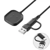 Cable de Carga Magnético Dos en Uno para Smartwatch Fitbit Versa4/3 Cargador Magnético Sense