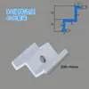 Abrazadera para módulo fotovoltaico aleación de aluminio abrazadera central abrazadera lateral panel solar generación de energía conector fijador otro