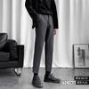 Pantalones de traje nuevos de primavera y otoño para hombre, estilo coreano, de moda, ajustados, ajustados, casuales, largos, rectos y sueltos.