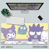 Mouse Pad Kuromi para Escritório Antiderrapante Tapete de Diatomita Extra Grande Resistente à Sujeira Tapete Absorvente de Água Resistente ao Desgaste Tapete para Mesa de Jogo Atacado