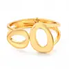 Pulseras Populares Transfronterizas Europeas y Americanas Ins Normcore Pulseras con Patrón de Onda Asimétrico Pulseras Metálicas Brillantes Joyería para Mujer