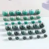 Jingdezhen Esmeralda Verde Cerâmica Contas DIY Pulseira Colar de Contas Acessórios para Pulseira Pacote de Material Caseiro para Estudantes Contas Soltas