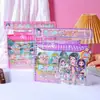 Ropa Étnica Creativa Vestido de Niña Colección de Pegatinas para Disfrazar Dibujos Animados Niños DIY Juguete Hecho a Mano Regalo Pegatinas