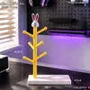 Lindo estante de almacenamiento de conejo de orejas largas base para soporte de control de juegos pantalla para Switch/Xbox adorno creativo de escritorio
