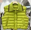 Chaleco de Plumas de Pato Blanco Yuyan 90 para Mujer, Estilo Nuevo Invierno 2026, Cuello Pequeño, Corto, Engrosado, Cálido, Chaleco de Canalé