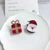 Serie Navideña Transfronteriza Pinzas para el Cabello Papá Noel Copo de Nieve Muñeco de Nieve Árbol de Navidad Regalo Pinzas para el Cabello Accesorios Navideños para el Cabello para Mujeres Venta al por Mayor