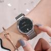 Reloj GUU para Mujer Superficie de Estrella Impermeable Diamante Malla Milanesa Imán Reloj de Mujer Moda Coreana Nuevo Reloj de Mujer