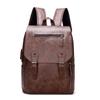 Mochila Urbana Simple para Hombre, Nueva, Elegante, Casual, Gran Capacidad, PU, Venta Directa del Fabricante, Venta al por Mayor y Dropshipping
