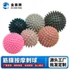 Hedgehog Ball de Yoga Bola para Fascia Muscular Plantar Bola de Masaje de PVC Relajación Muscular Masaje de Puntos de Acupuntura Bola con Espinas Bola de Fitness