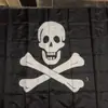 Fabricante de Banderas Piratas Suministra Banderas de Hueso, No. 4 Banderas de Poliéster, Banderas de Calavera Negra, Pañuelos Rojos, Banderas de Doble Espada Fabricante O