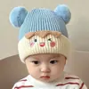 Sombrero de Bebé Recién Nacido para Otoño e Invierno Estilo Nuevo Gorro para Bebé Gorro de Lana Cálido Sombrero de Bebé Tejido para Niños