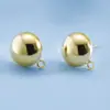Pin de Oreja de Acero Inoxidable Bola Pendientes Distintivos Joyería para Orejas diy Material Hecho a Mano con Adornos Colgantes Accesorios para Pendientes Venta al por Mayor