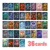 Compra Direta Transfronteiriça de 36 Cartas de Cogumelo, Coloridas e Legais, Design de Cogumelo Temu, Conjunto de Cartas de Cogumelo Psicodélico Agora Disponível